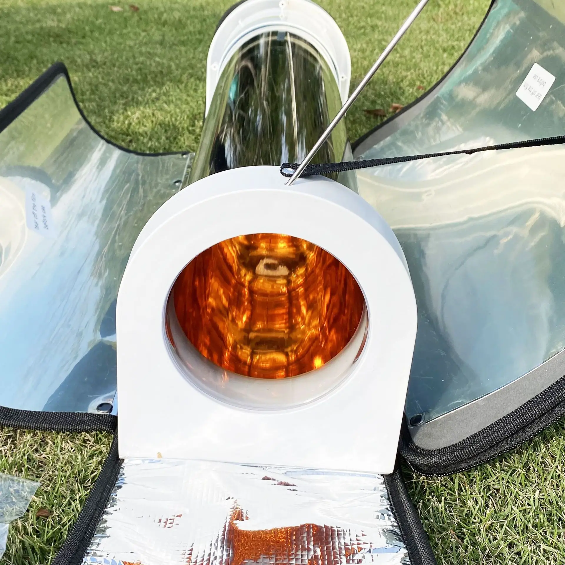 Solar Oven Portable Oven - 4.5L Stove Solar Cooker Kit BBQ Grill Solar Oven with Portable Case Outdoor Solar Grilling Oven