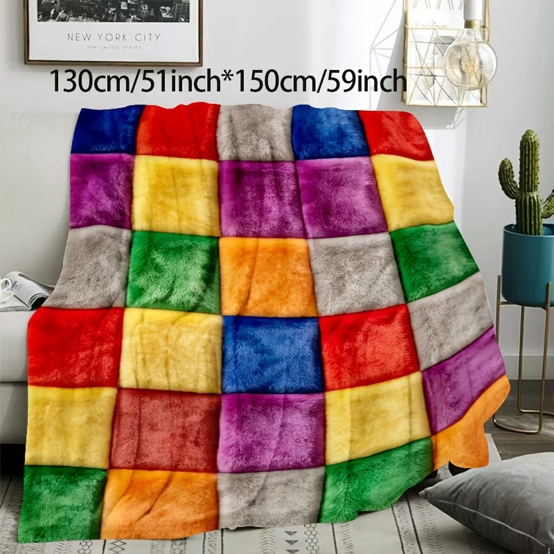 This Blanket Is Made of Soft And Skin-Friendly Flannel Material, Offering a Fluffy And Delicate Touch That Provides a Cloud-Like