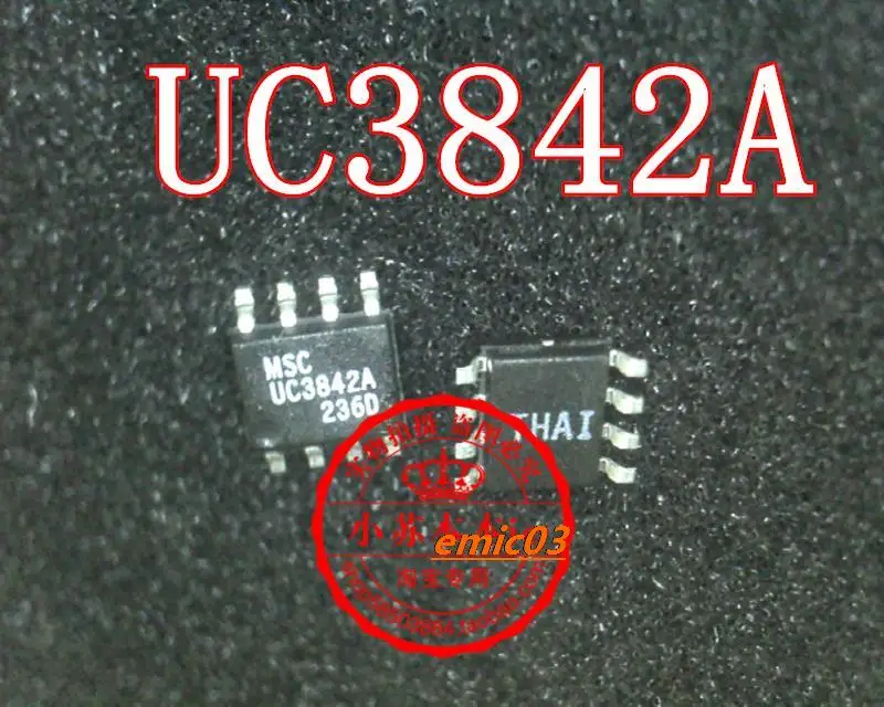 5pieces  UC3842A UC3842AN SOP8  