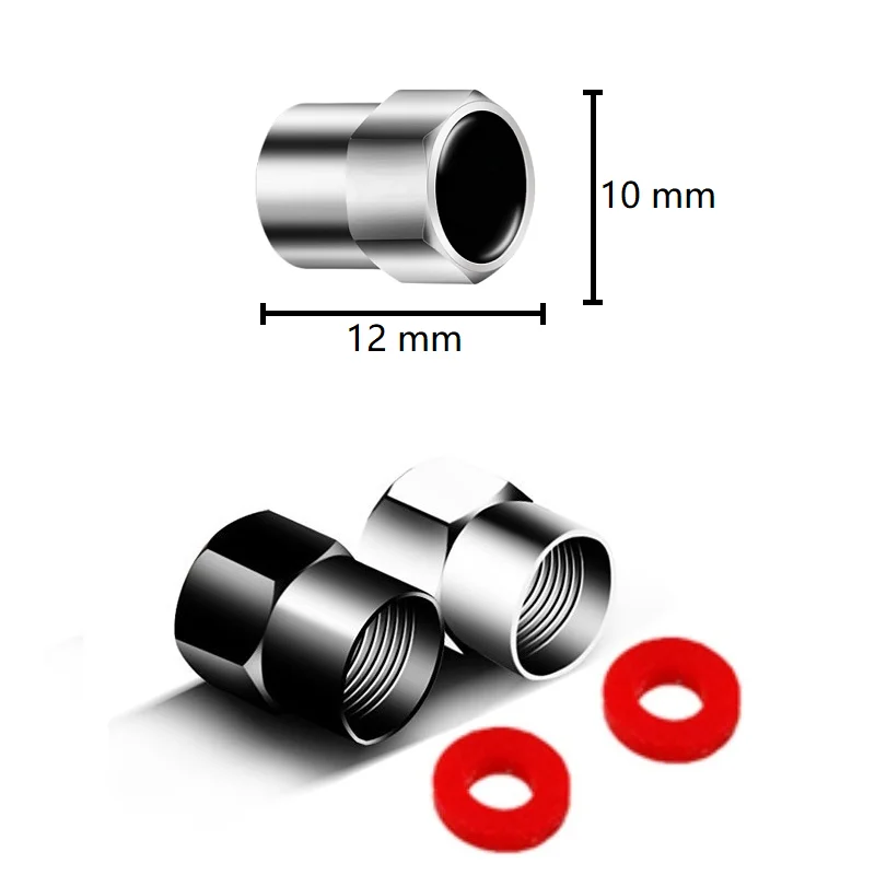 1 set For Hyundai IX25 IX35 I20 I30 I40 Elantra Solaris Sonata Veloster Car valve stem caps cover Sport style car accessories