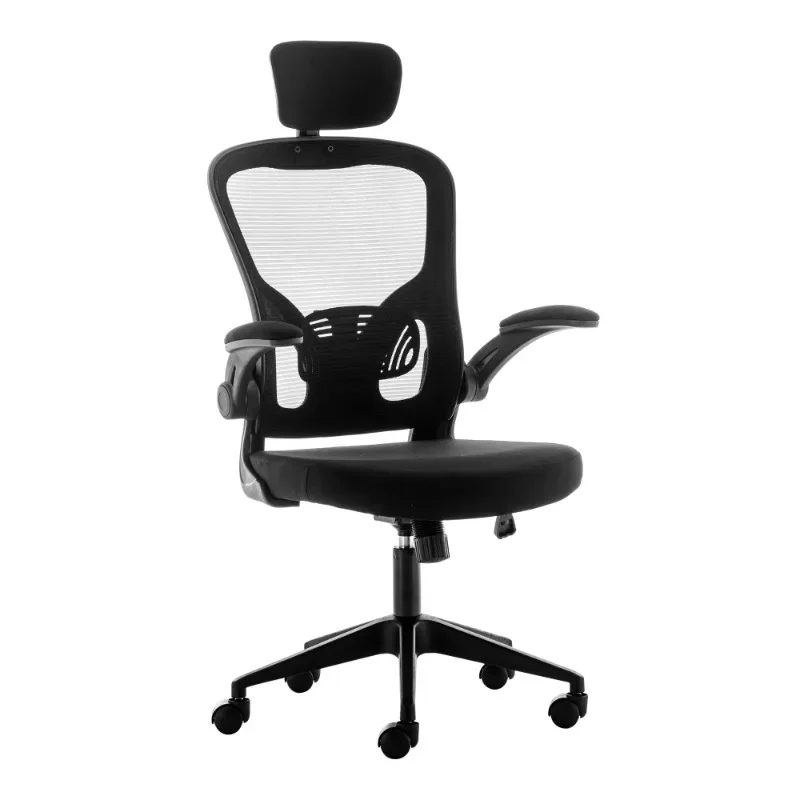 

2024 New Design Modern Executive Office Chair High Back Ergonomic Mesh with Adjustable Headrest and Revolving Feature