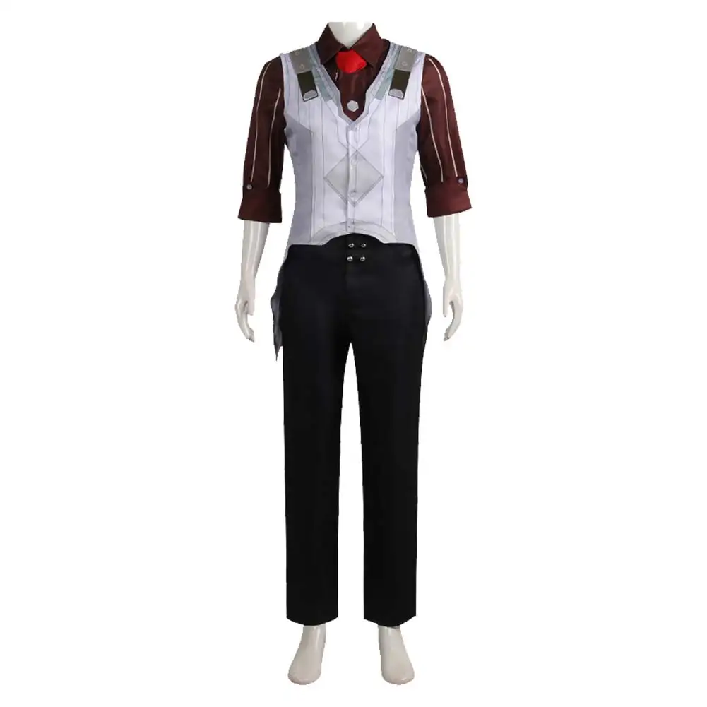 Viktor Cosplay Men Uniform Game LOL Arcane Cloak Jumpsuit Pin Costume Shirt Vest Pants Outfits Halloween Carnival Party Suit