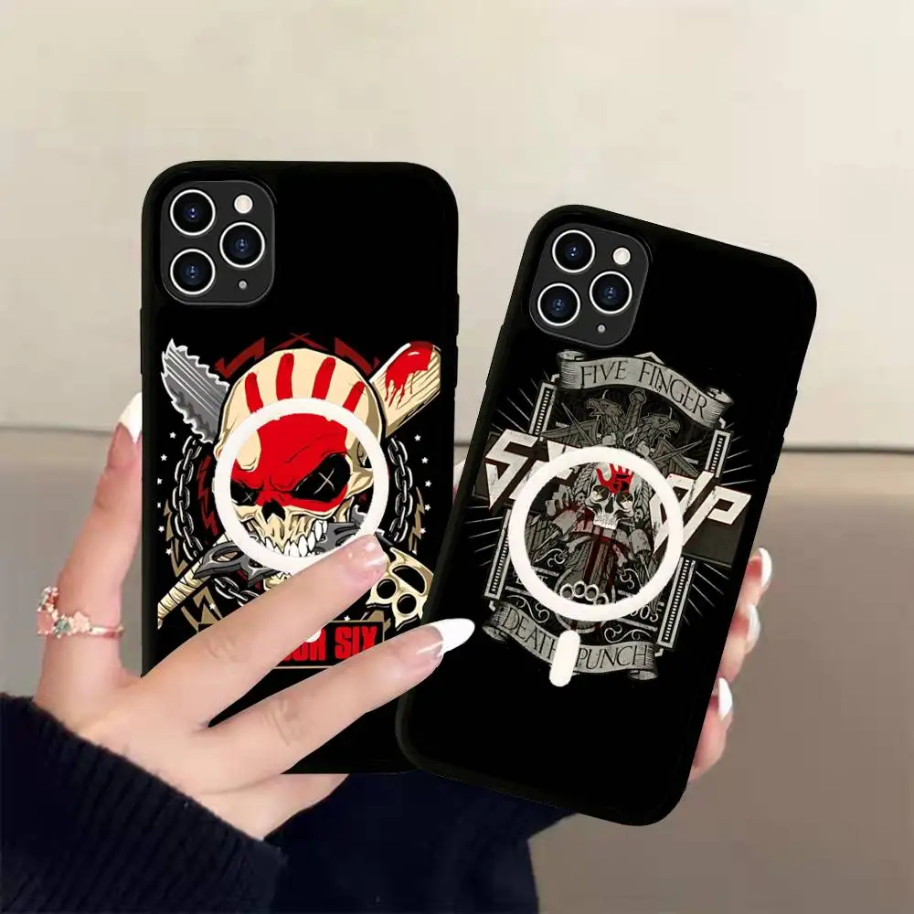 Classic Vintage Rock 5FDP Band Phone Case For IPhone 13 14 15 11 12 16 17 Pro Max Plus For Magsafe Magnetic Shell