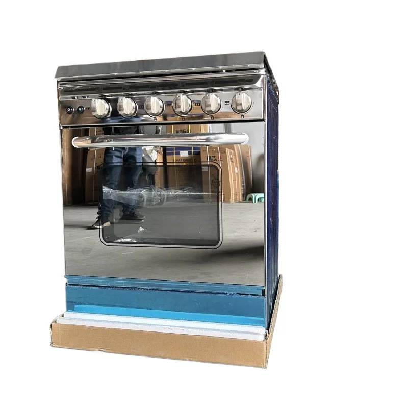 Electric Oven Commercial Large Capacity 4 Heads Four Induction Cooktops Vertical Multifunctional Stainless Steel High Power Oven