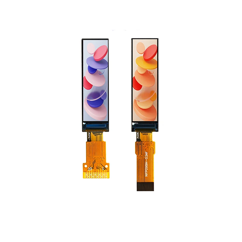 (2Pcs) 0.99 inch IPS LCD Display HD Long Screen 40x160 Resolution GC9D01 Driver 4-SPI Interface 10Pin Welding/Plug-In Type