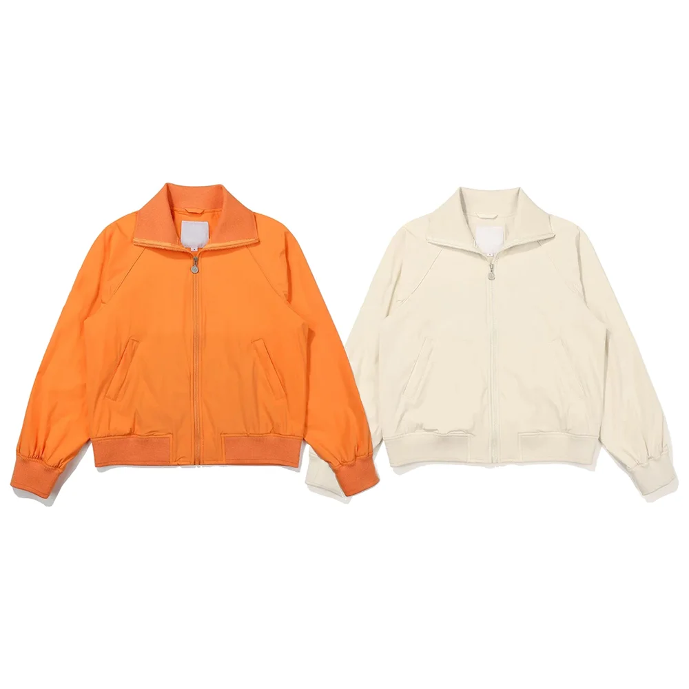 2025 Autumn and Winter New Korean Style Golf Women's Long-Sleeved Jacket, Fashionable and Versatile Windproof Jacket, Embroidered Casual Sports