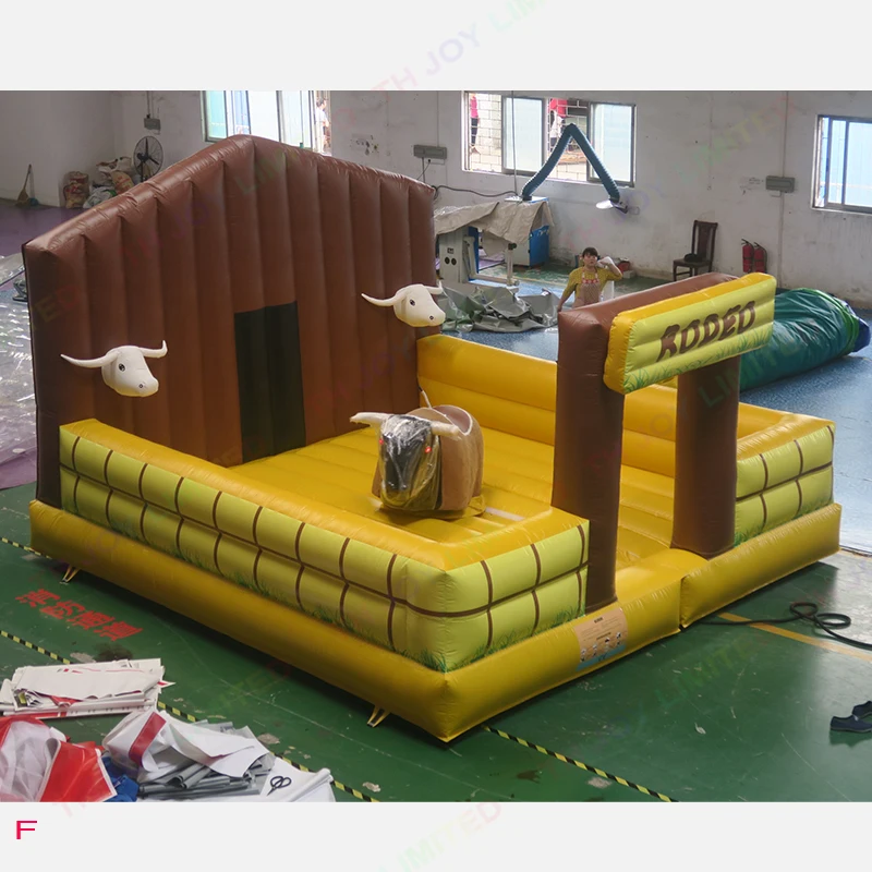 lowprice mechanical bull inflatable bull riding machine,bullfighting giant inflatable mechanical bull,inflatable rodeo bull ride