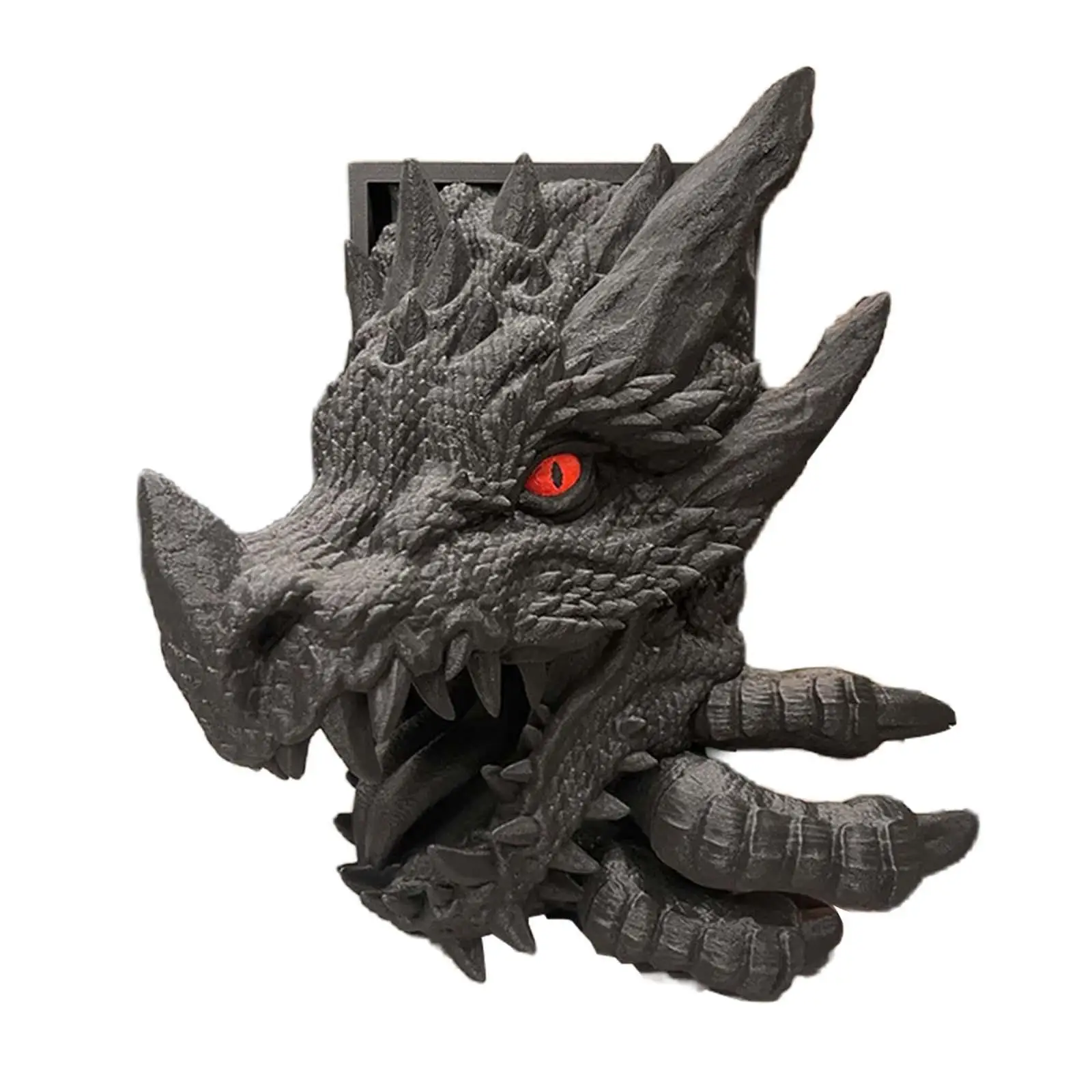 Dragon Statue Bookend Desktop Ornament Book Stopper Book Shelf Holder for