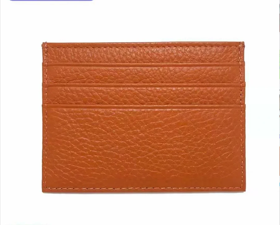 Kreditkartenetui aus Leder, individueller Initialenhalter, personalisierte Initiale, schlanke Geldbörse, Monogramm, Namensbrieftasche, Kartenhalter, DIY, Weihnachten