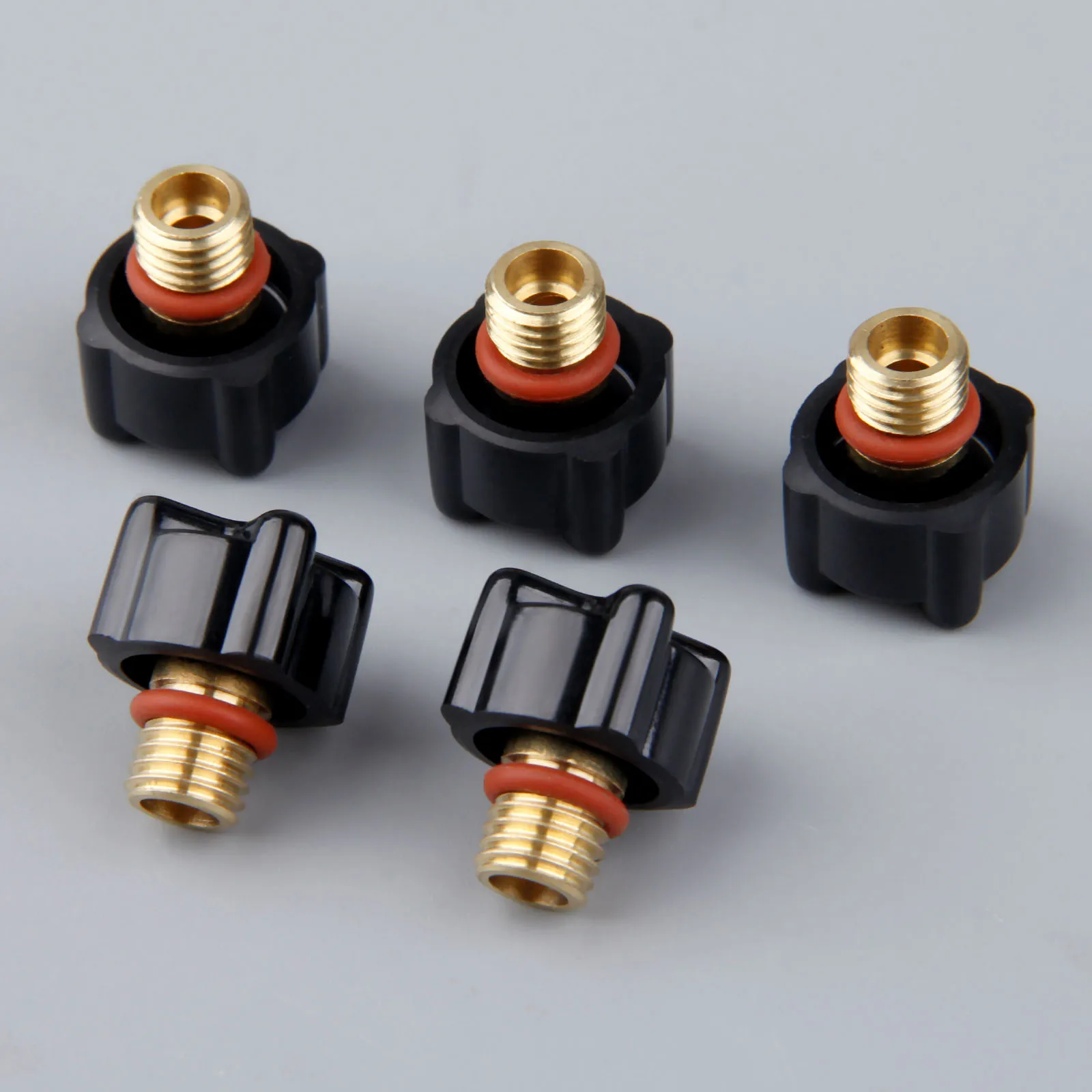 5pcs/set TIG Welding 41V33 Short Back Caps fit for TIG Welding Torches WP-9 WP-20 WP-25 Cutting Consumable Parts Stable Dophee