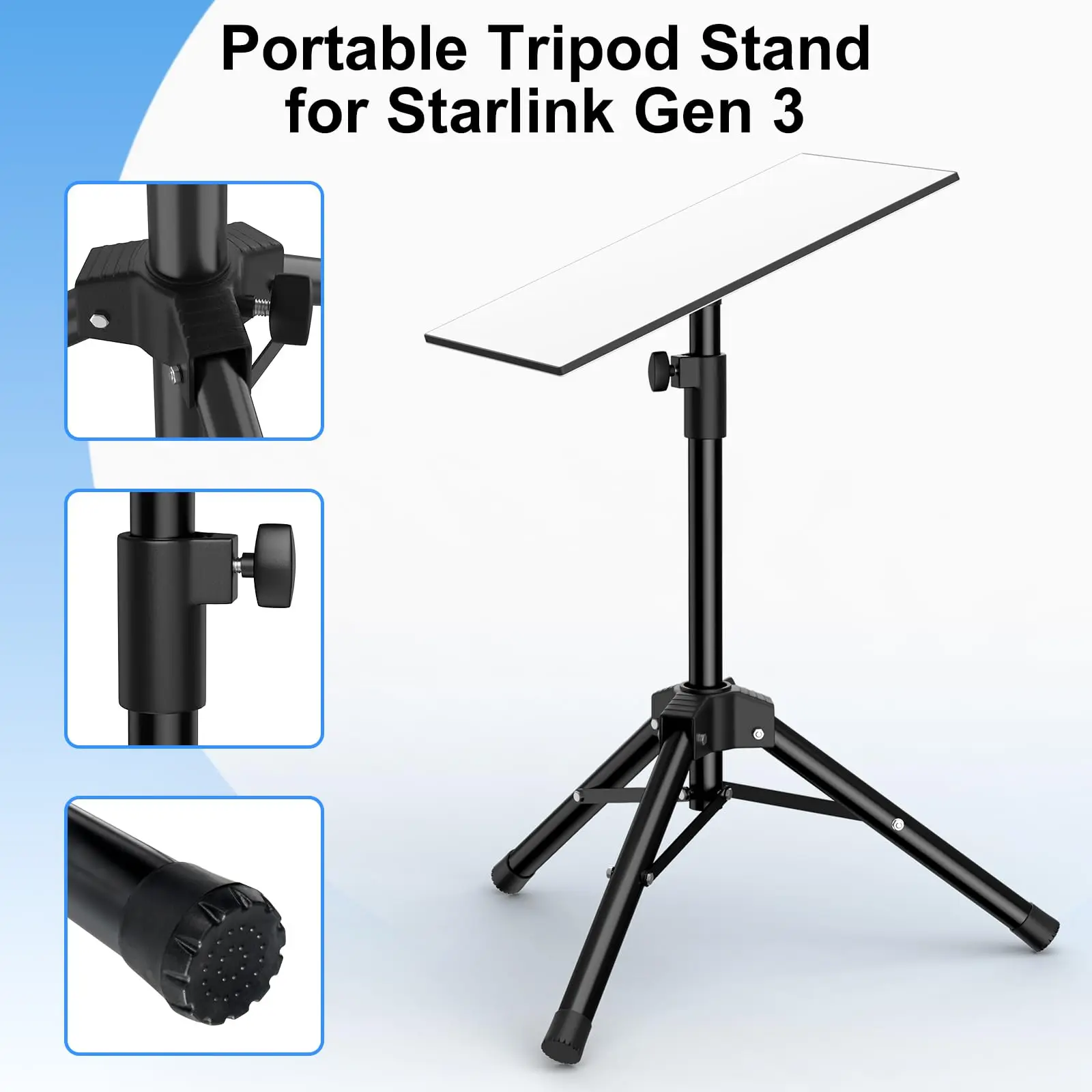 3 Standard Edition tripod, adjustable heavy-duty bracket installation, compatible