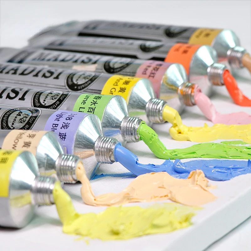 170ML Single Tube Oil Paint Multi-color Opaque High Coverage Professional Painting Sketch Quick-drying Pigment Art Supplies