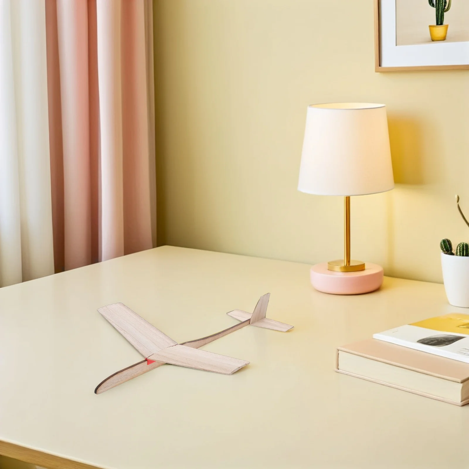 

4Pcs Wood Airplane Kits Handmade Glider Plane DIY Educational Assembly Indoor Outdoor Flight Stem Craft Wood Planes