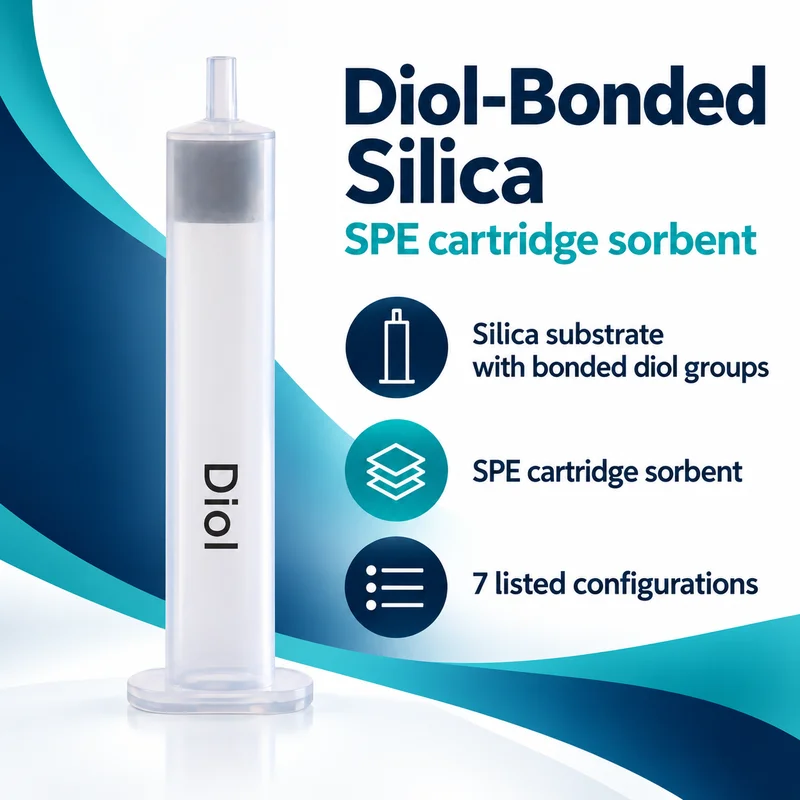 SELTON Diol-Bonded Silica SPE Cartridges, 100–2000 mg Sorbent, 1/3/6/12 mL Options