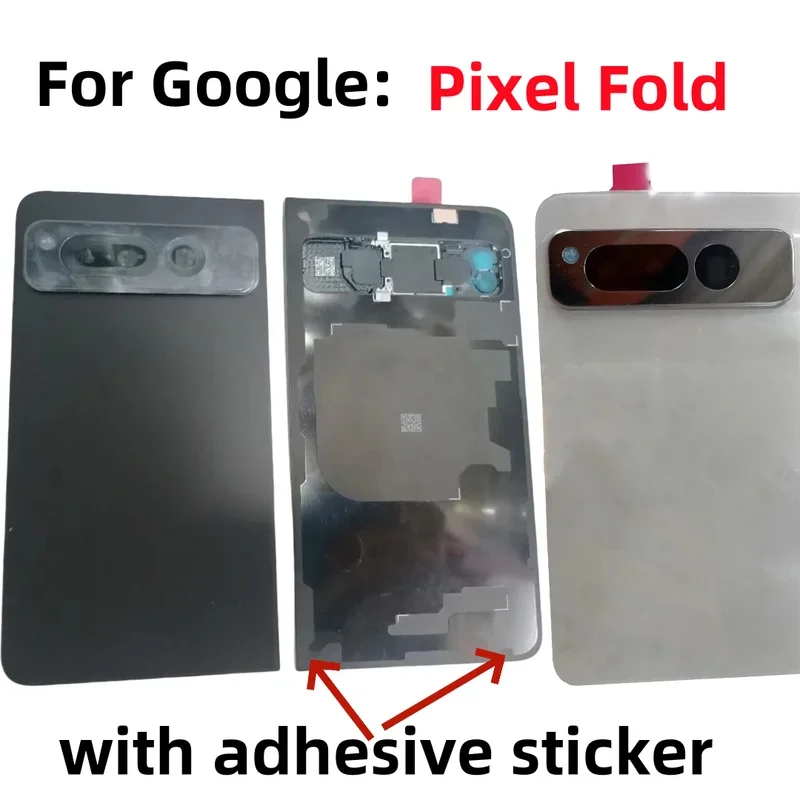 

Pixelfold Mobile Phone Back Glass Cover Case Replacement For Google Pixel Fold Battery Back Cover Rear Door Housing Case