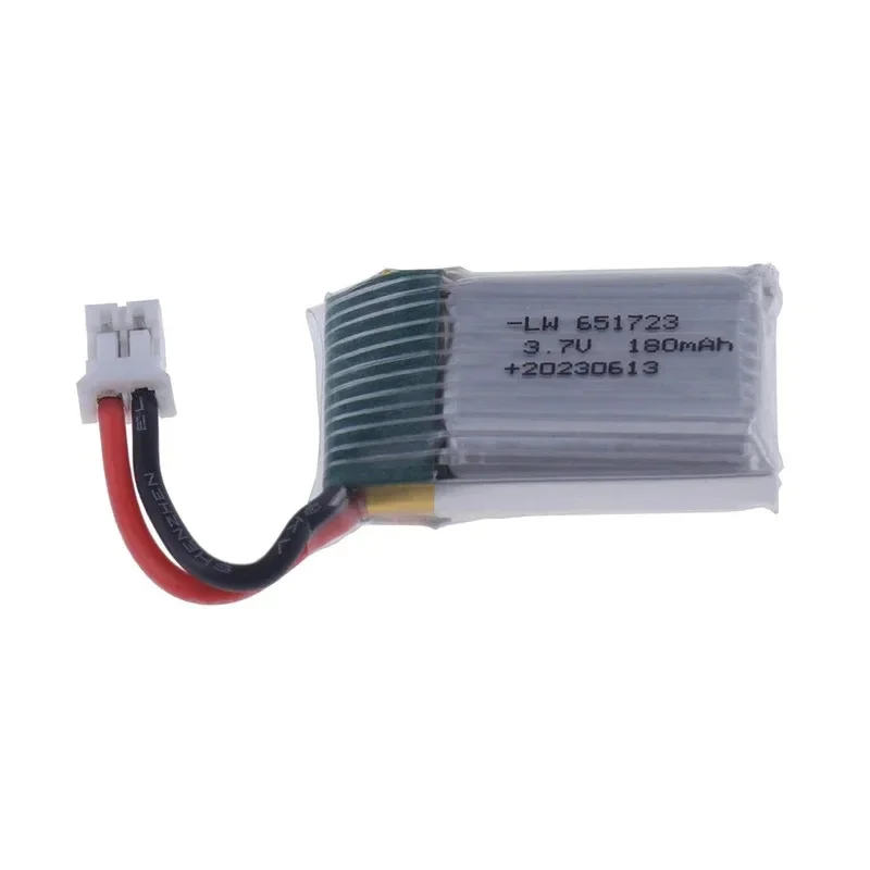 1/3/5/10Pcs 3.7v 180mah 651723   LIPO Battery For JJRC H36 E010 E010C E011 E013 F36 NH010 Battery RC Quadcopter Spare parts zm