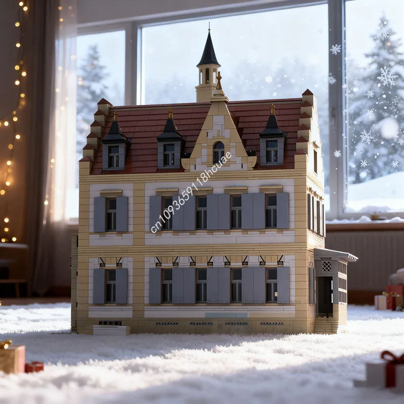 3639 قطعة MOC كارل بنز هاوس كارل هاوس وحدات نموذج هدية الكريسماس ألعاب البناء كتل البناء لتقوم بها بنفسك فكرة الإبداعية الطوب #1