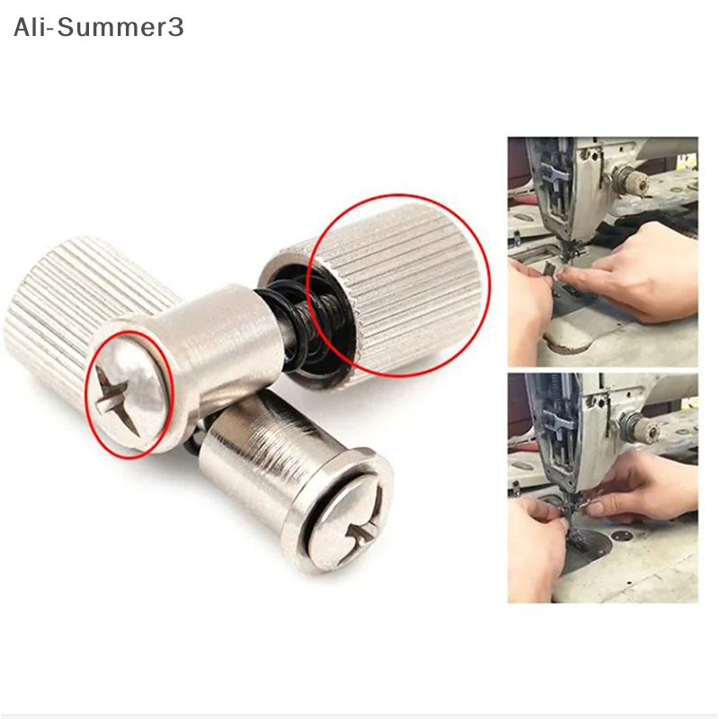 1/4 Presser Foot Quick Replacement Screw Device Suitable For Industrial Lockstitch Sewing Machine Parts Instant Clamp Spring Eas