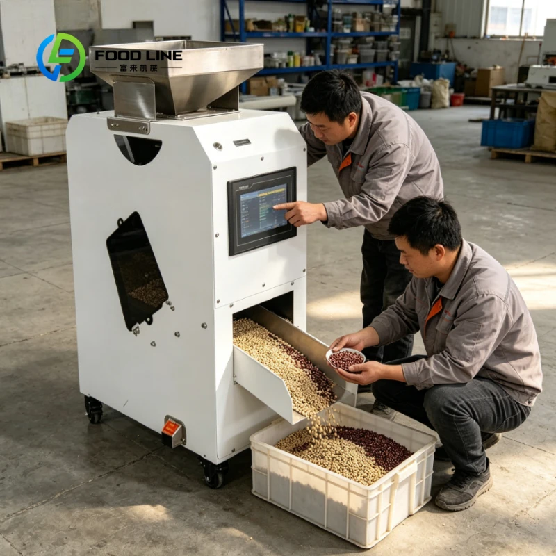 Customized Automatic Color Sorter Machine Intelligent CCD Color Sorting Separator for Grain Rice Bean Plastic Particle Sorting