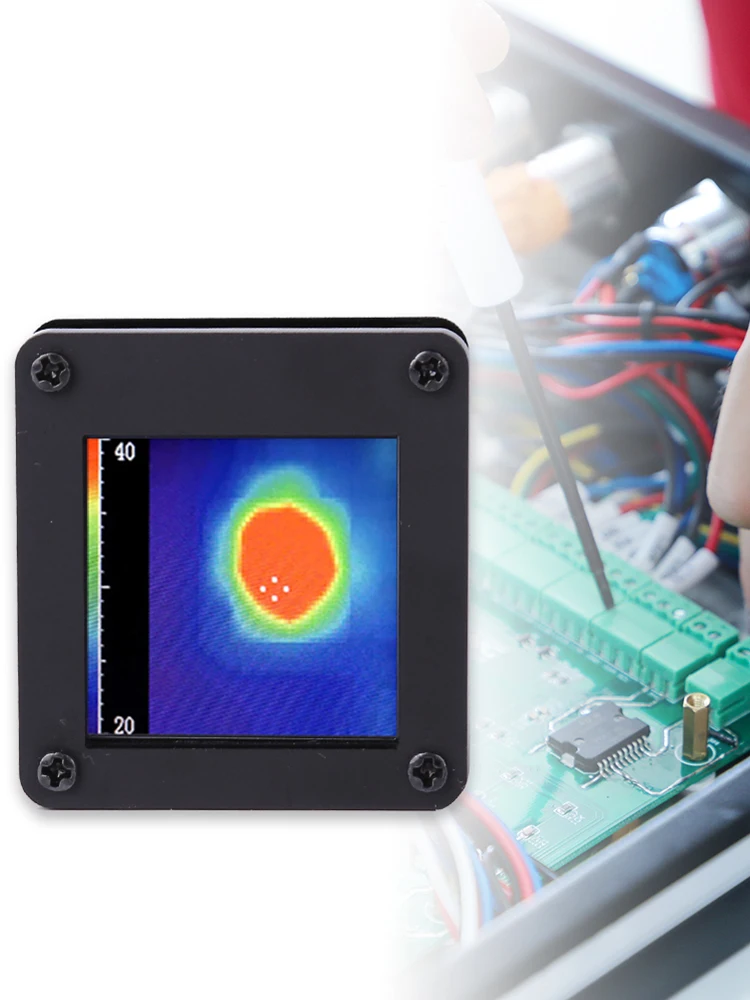 มือถือจอแสดงผล LCD Thermal Imager จอแสดงผล LCD มืออาชีพอินฟราเรดอุตสาหกรรมการตรวจจับเครื่องวัดอุณหภูมิอุปกรณ์