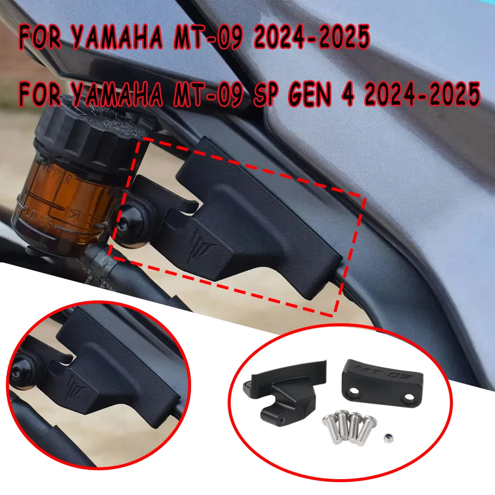 

Accessories suitable for Yamaha MT09 SP MT09 Gen 4 2024-2025+motorcycle black rear pillar pad new MT09 SP