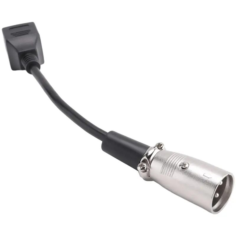 

Удлинительный кабель DMX с разъемом XLR 3-контактный на сетевой разъем RJ45, простой в использовании (штекер)-AT30