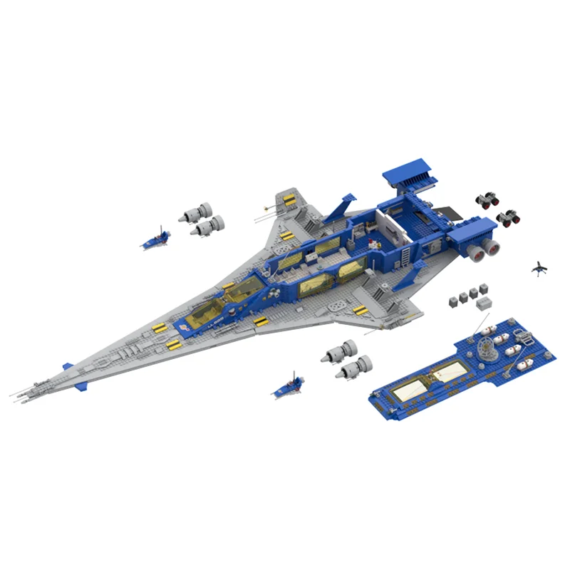 โมเดลเครื่องบินรบ ชุดตัวต่อบล็อก ยานอวกาศกาแล็กซี่ โมเดลเทคโนโลยี ตัวต่อคริสต์มาส ของเล่นประกอบเอง ของขวัญงานก่อสร้าง