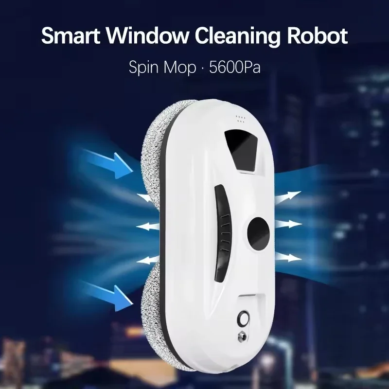 

Window Cleaner Robot Automatic Cleaning with Intelligent Path Planning Edge Detection Technology Remote Control White Robot