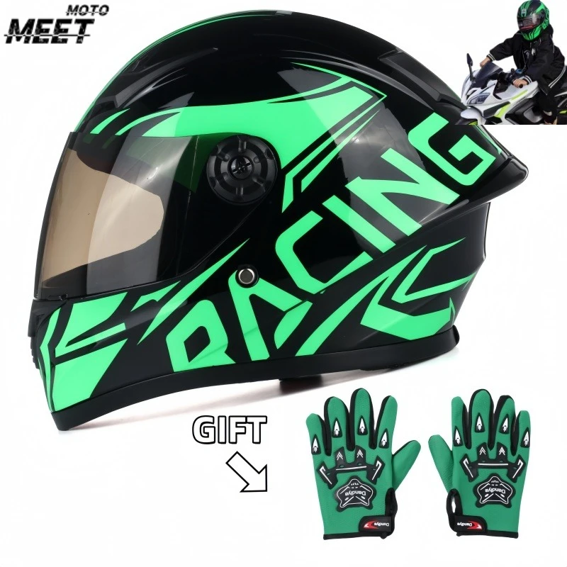 New Children Helmet Safety Kid Riding Helmets CuteFull Face For Four Seasons Outdoor Sports Head Bicycle Motorcycle Helmet