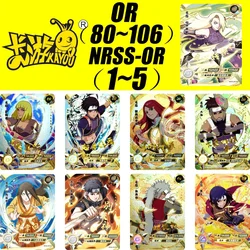 Kayou-tarjeta de NRSS-OR de la serie 80 ~ 106, serie 1 ~ 5, Naruto, Haruno, Sakura, Uchiha, Sasuke, Nohara Rin, juguetes de regalo de cumpleaños y Navidad