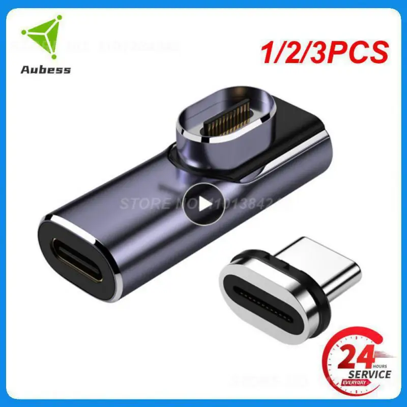 1/2/3PCS 24Pins USB 4 Magnetic Adapter Type C 140W for Macbook Air 40G 20G 8K@60Hz USB C Fast Charge Magnet