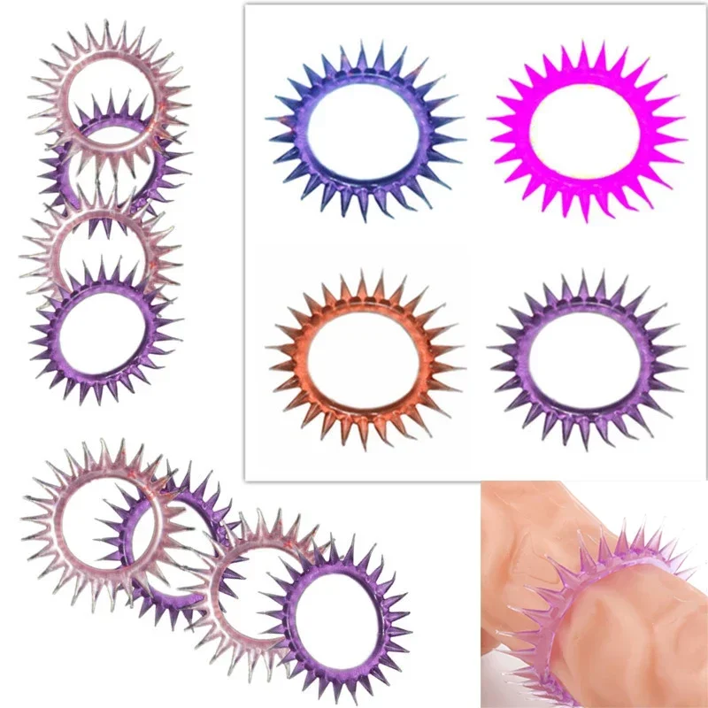 Silicone Penis Rings Set Delay Ejaculation Sex Toys for Men Female Flirt Cock Erection Ring Stretcher Stimulate Orgasm