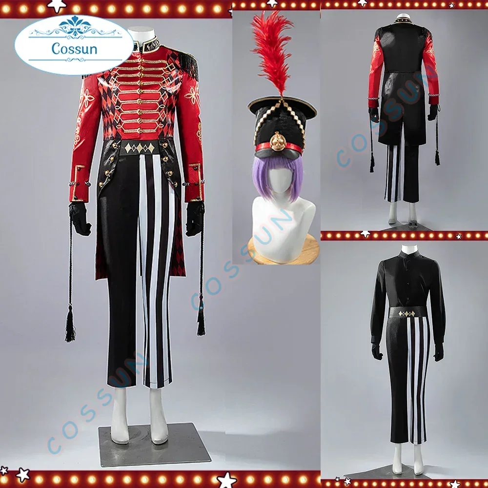 [Customized] Twisted Wonderland COS Stage in Playful Land Cater Cosplay Costume Halloween Game Suit Coat Pants Shirt Hat