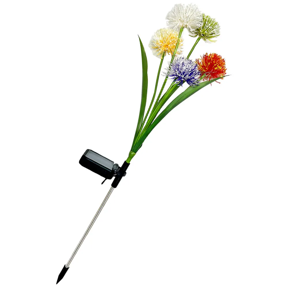 Flower Shape Lamp Outdoor Powered Light Simulated Flower Garden Lamp For Lawn Yard Decoration Solar Yard Outdoor Solar Landscape