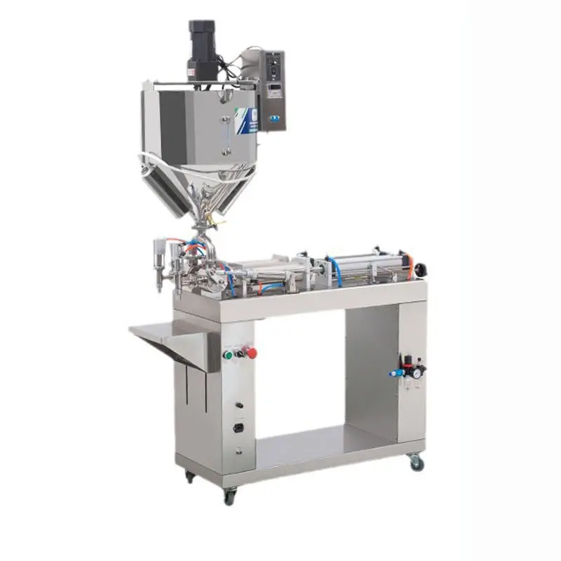 Automatic Heating and Mixing Filling Machine for Viscous Sauces (Ketchup Peanut Butter Honey) and Soft Drink 200ml 2000bph
