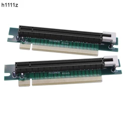 PCI ไรเซอร์การ์ด16X ด่วน90/180องศา PCIE PCIE ไปยัง X16 X16อะแดปเตอร์เครื่องมือป้องกันช่องสำหรับ1U 2U พีซีเคสเซิร์ฟเวอร์