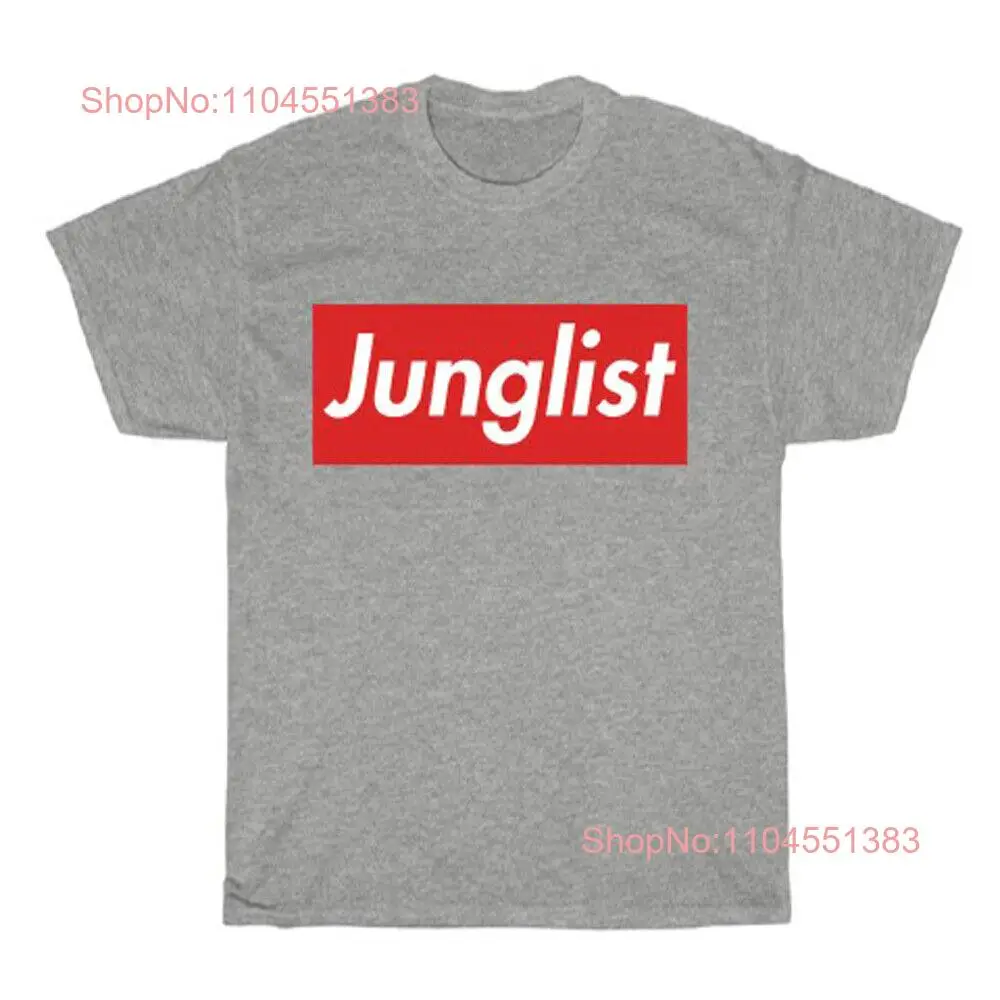 

Junglist Men's Gray T-Shirt Size S to 5XL