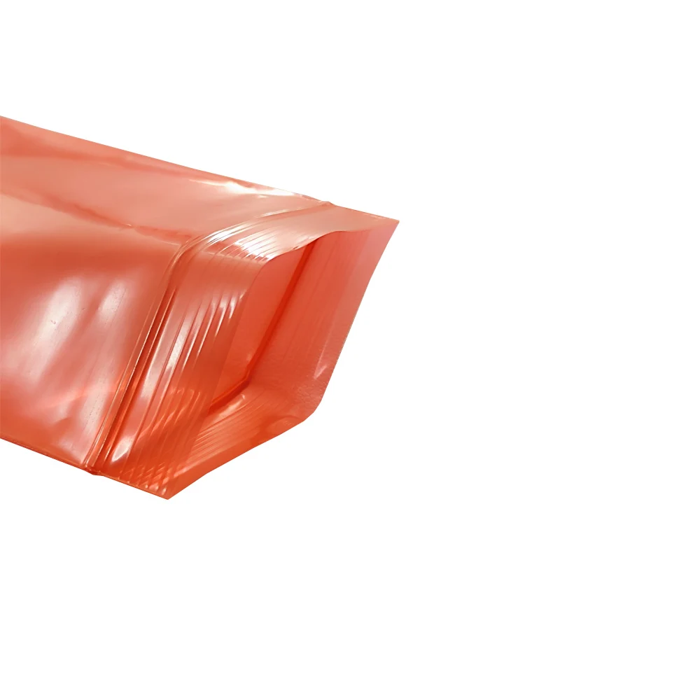 Immagine 5: 200 pezzi rosso ESD schermatura antistatica sacchetto con chiusura a zip PE richiudibile antistatico accessori elettronici pacchetto buste di plastica