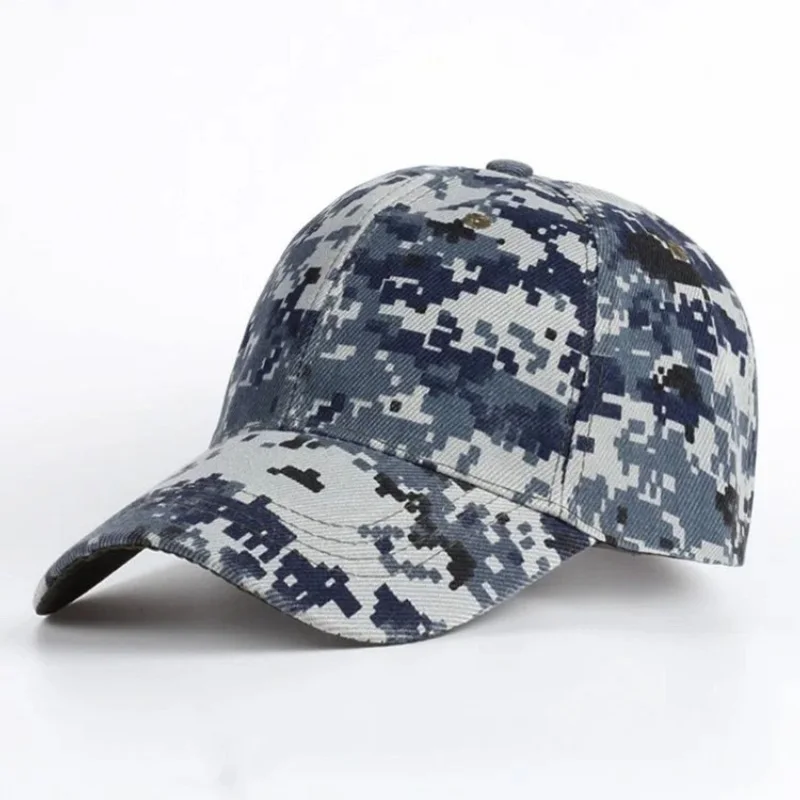 Men\'s Camouflage Baseball Cap For Men Fashion Summer Sunscreen Hat Women Polyester Hunting Camping Hiking Fishing Caps Gorras