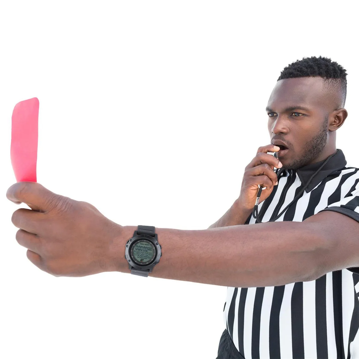 

Многофункциональные часы для футбольного судьи: профессиональный секундомер, таймер обратного отсчета, ночная подсветка, цифровой спортивный таймер, футбольный хронограф