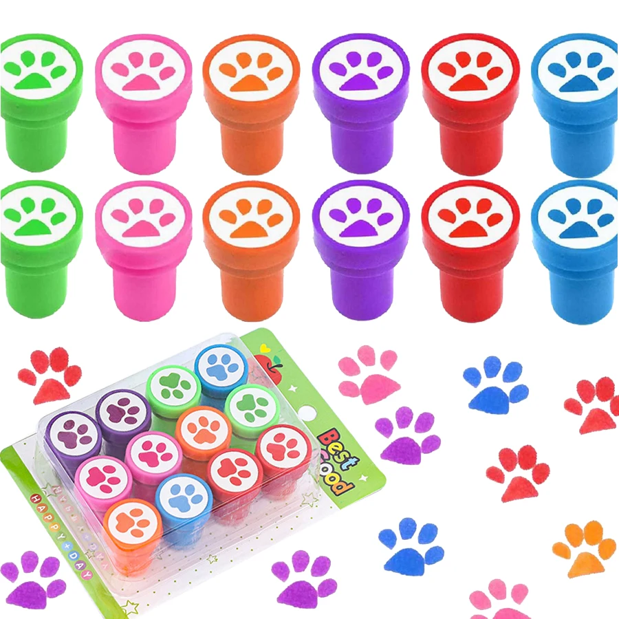 

Cat Paw Stamp Birthday Party Favors Gifts Kindergarten Rewards Goodie Bag Stuffers Christmas Stocking Fillers Decorations