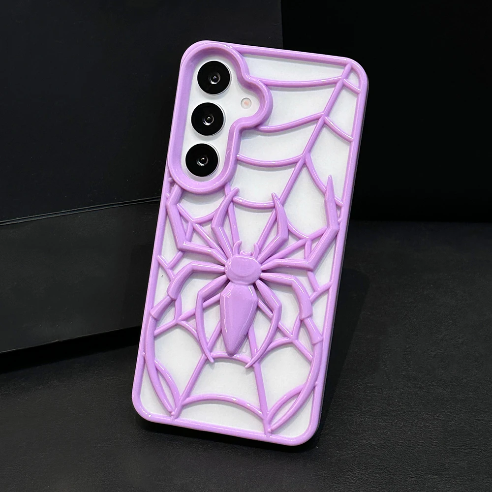 Coole 3D Spider Hollow Dissipate Heat Handyhülle für Samsung Galaxy A16 A13 A26 A36 A56 A54 A55 A06 A04 Weiche Silikonhülle – Detail 17