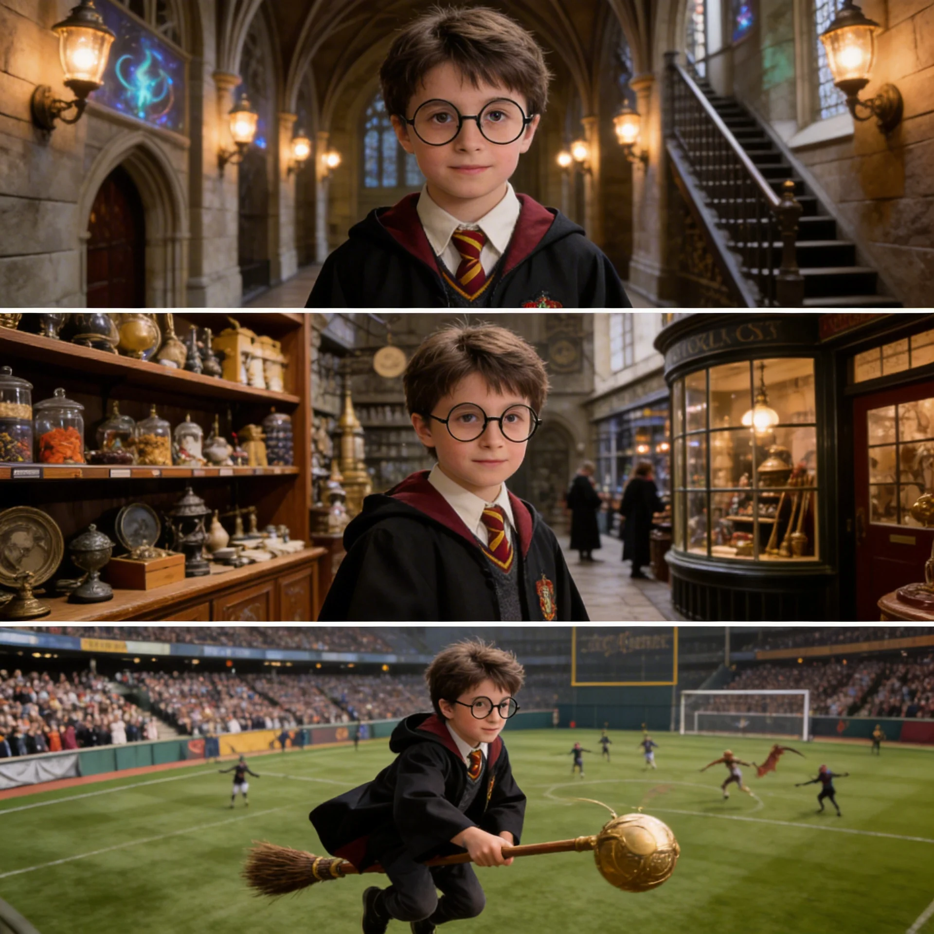 Gafas Redondas Retro Inspiradas en Harry Potter, Montura Metálica, Accesorios de Disfraz, Regalos de Moda