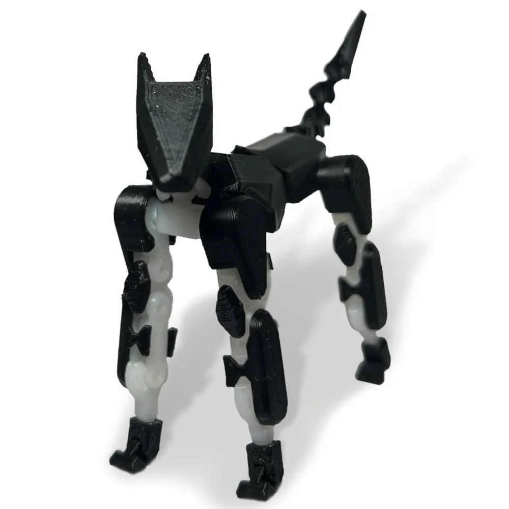 3D gedruckte mechanische Hund montiert Haustiere Anime Spielzeug Action figuren mehrteilige bewegliche Form Hift Roboter Schaufenster puppe Modell