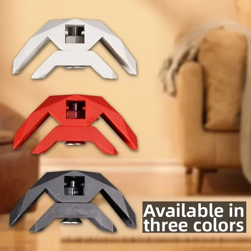 4pcs 90 Degree Joint Furniture Hardware Nylon Connectors No Drill Board Fitting Adjustable Clamping Range Strong Load Capacity