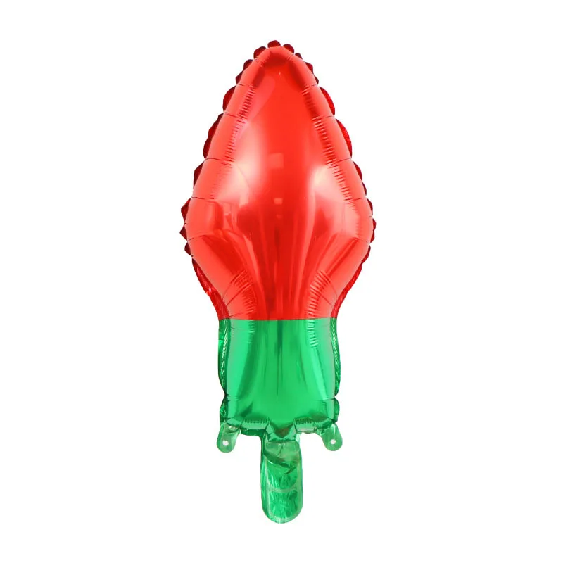 12 Stück festliche Cartoon-Folienballons mit Glühbirnen-Design – perfekt für Weihnachtsbaum, Partydekoration, Weihnachtsveranstaltungen und Versammlungen – Detail 5