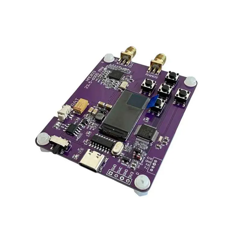 HMC833 23.5 ميجا هرتز-6000 ميجا هرتزType-C وحدة مولد إشارة الشحن مع شاشة OLED 0.96 بوصة