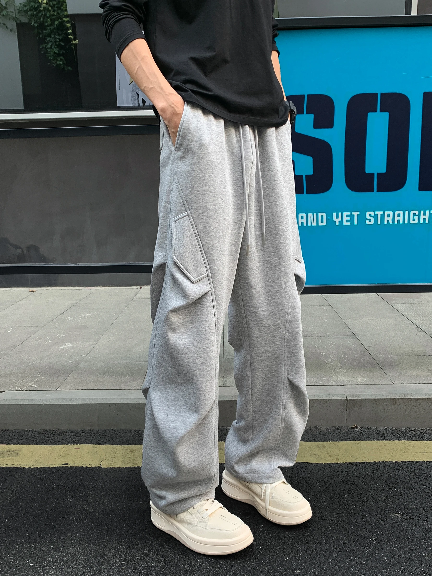 

Мужские брюки-парашютчики American Sle Workwear, свободные прямые брюки, повседневные, абсолютно новые, коллекция осень 2025