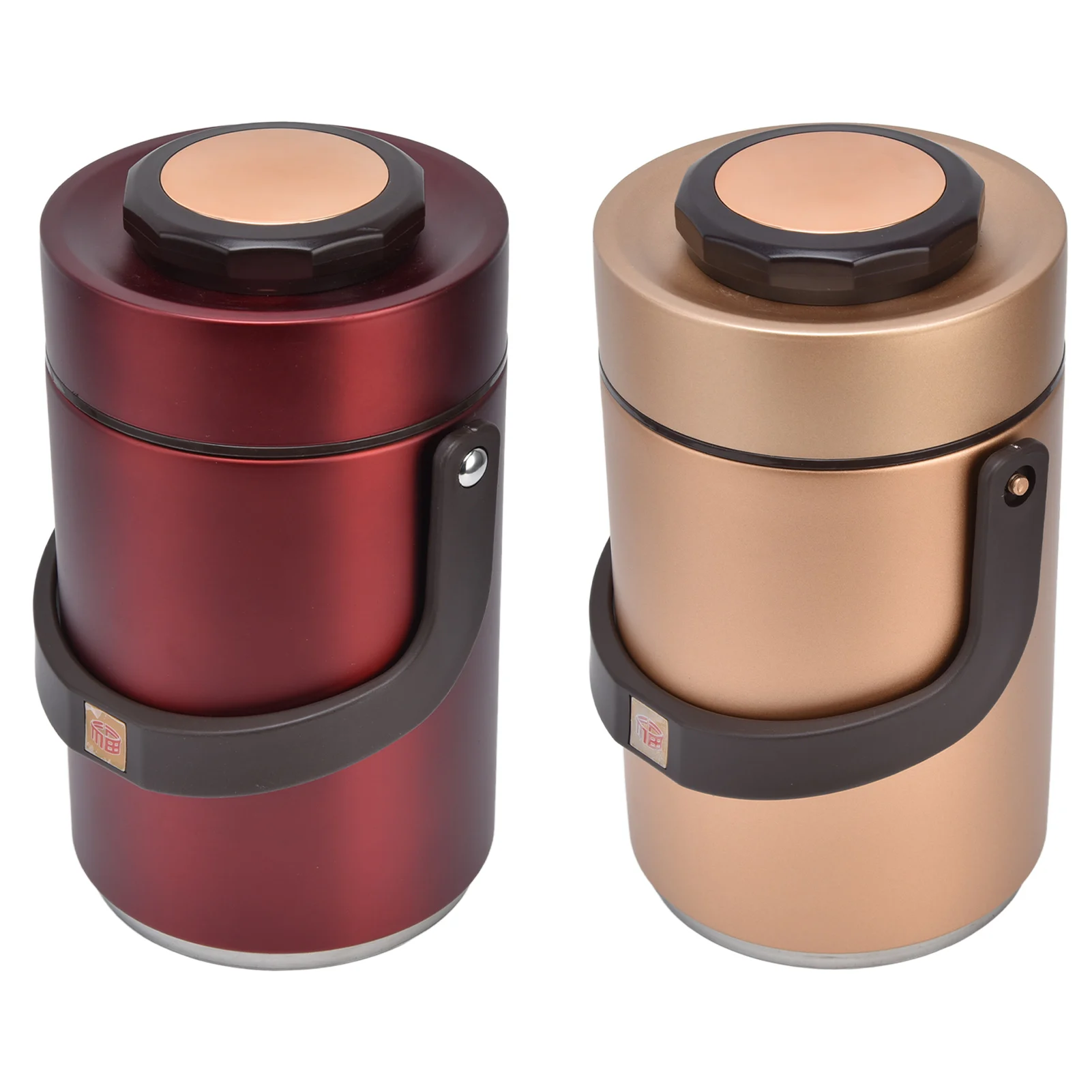 

304 Stainless Steel Thermal Box 3 Layers Prevent Leakage Insulated Food Container 2.3L Vacuum Lunch Box