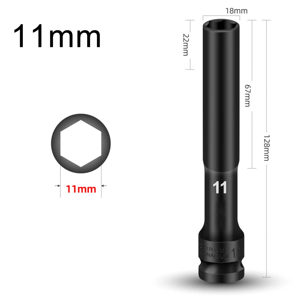 1/2 "Drive Metrische Dopsleutel Metrische Drive Diepe Dopsleutel Air Pneumatische Reparatie Tool 8-24mm Adapter Spanner Converter ﻿